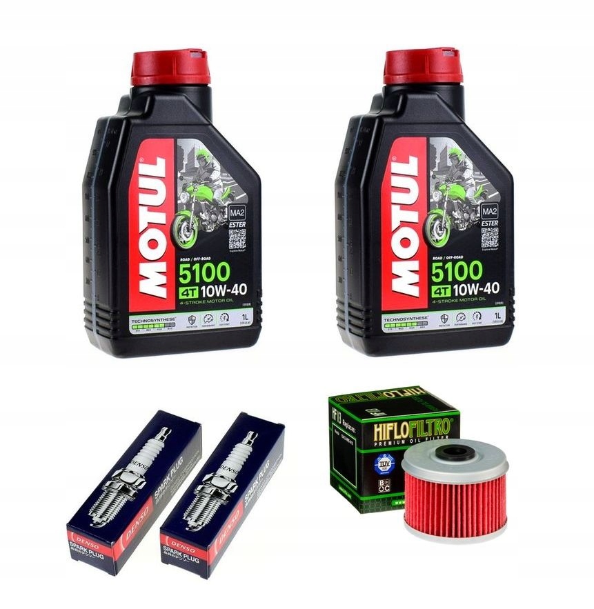 

Olej Motul Filtr Oleju Świece Honda VT125 Shadow