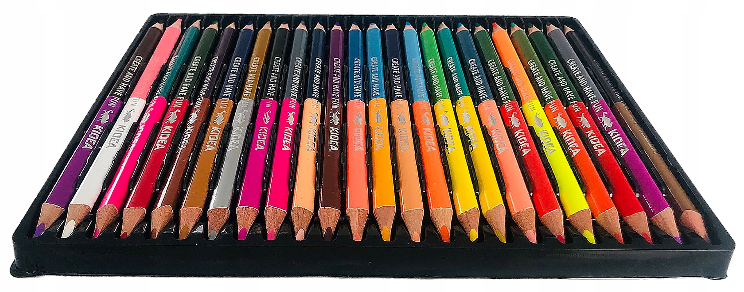 KREDKI DWUSTRONNE KIDEA 24/48 INTENSYWNYCH KOLORÓW Marka Kidea