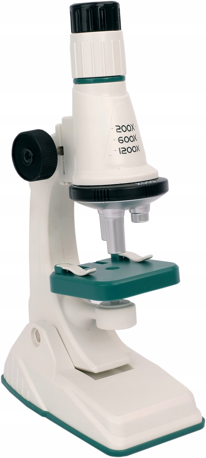 MIKROSKOP Cyfrowy DLA DZIECI 1200x + AKCESORIA ŚWIATŁO LED Kolor dominujący biel
