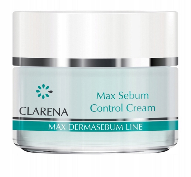 Clarena Max Sebum Control Krem normalizujący cera tłusta mieszana 50ml