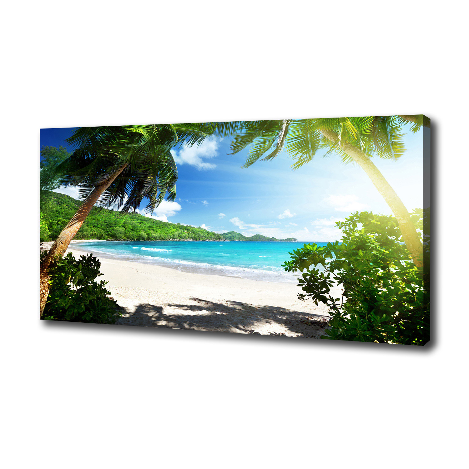 

Foto obraz na płótnie Seszele plaża 100x50 cm