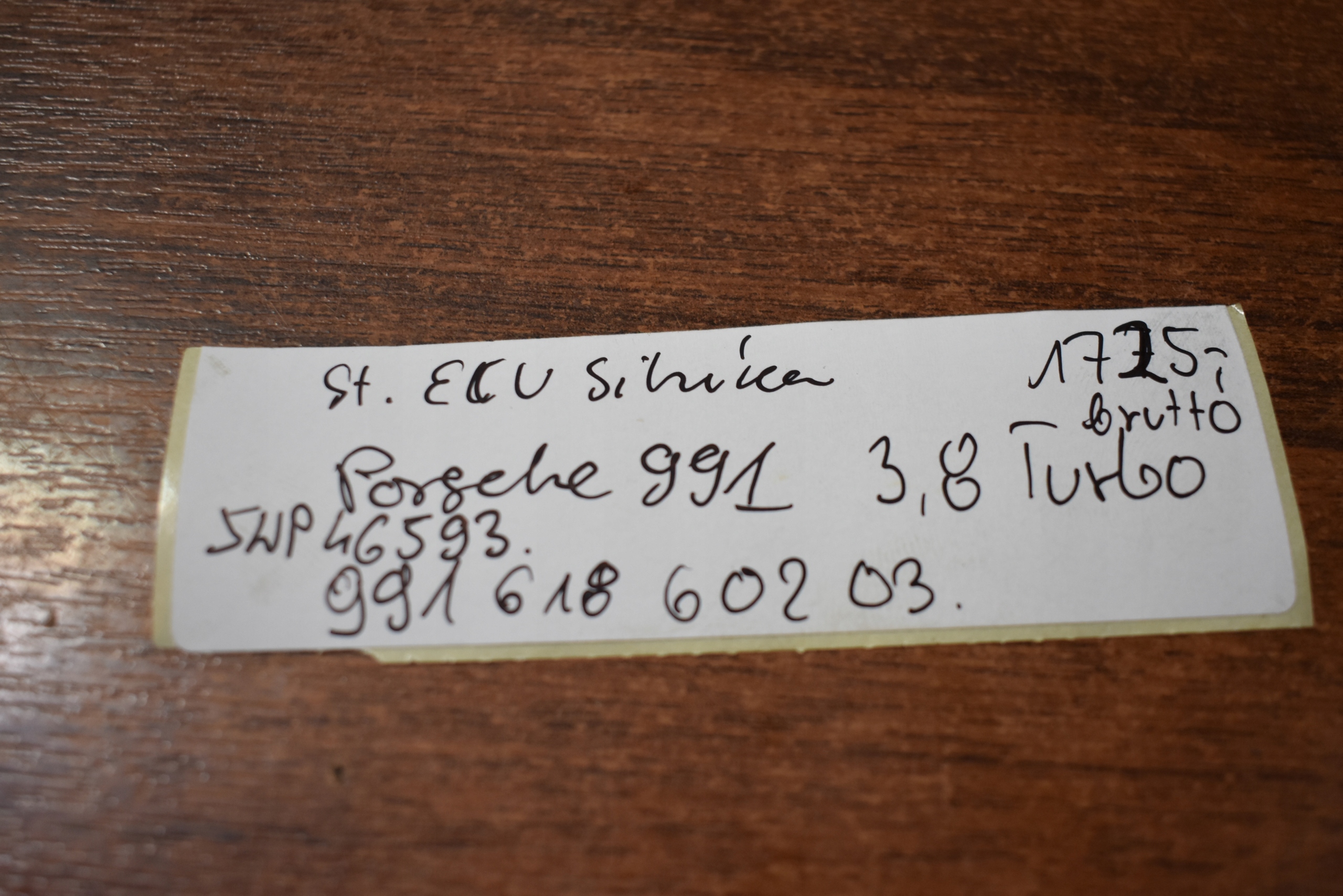 unité de commande électronique uce ECU moteur PORSCHE 991 3,8 TURBO 1 9