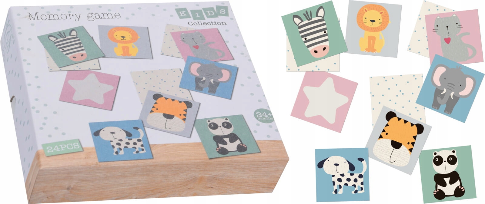 

Gra Memory Kids Collection 24 elementy Zwierzątka