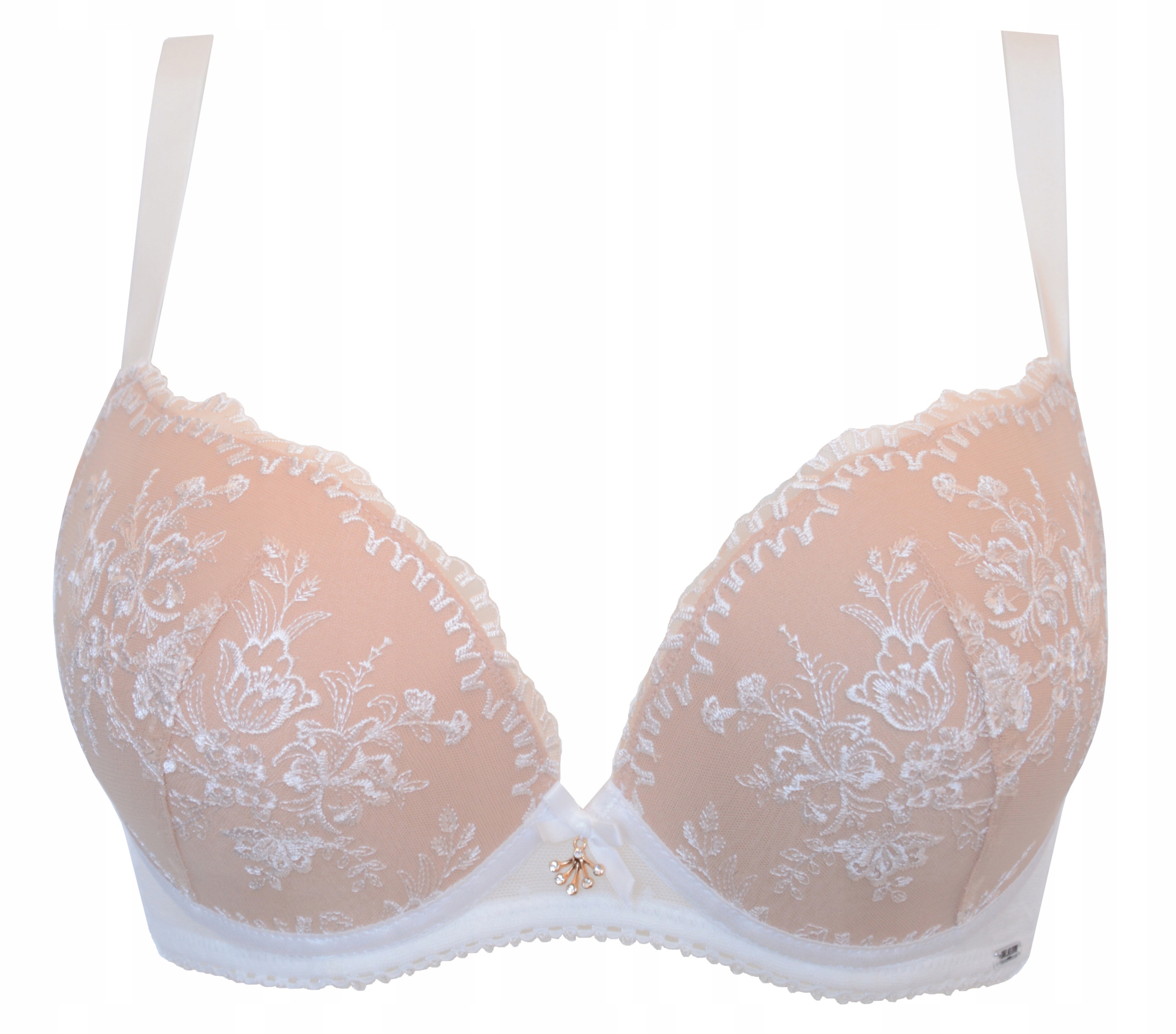 podprsenka s push-up podprsenkou Balaloum 36/80 D ecru_béžová