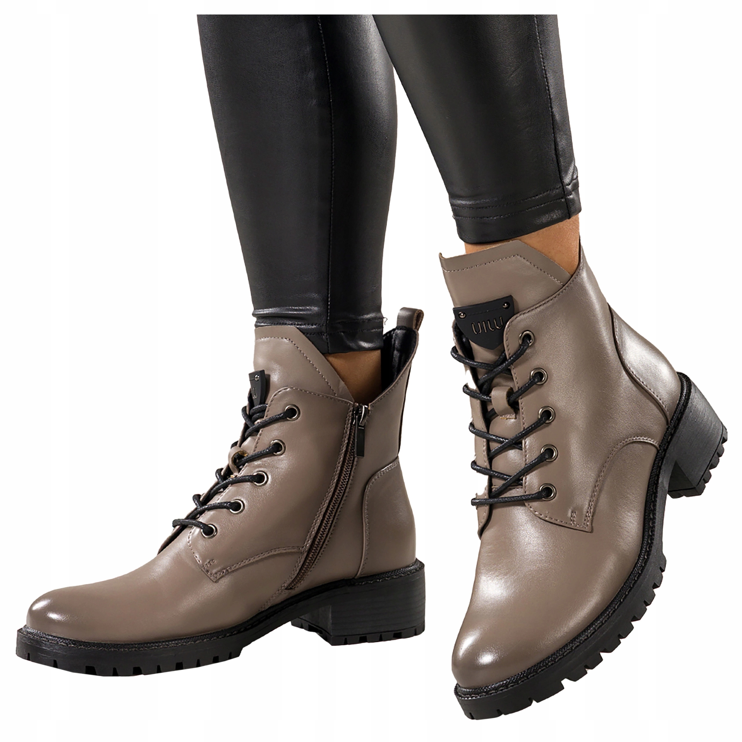 dámské kotníkové boty Šedé Boty Pohodlné Klasické Běžící Platforma vel. 39