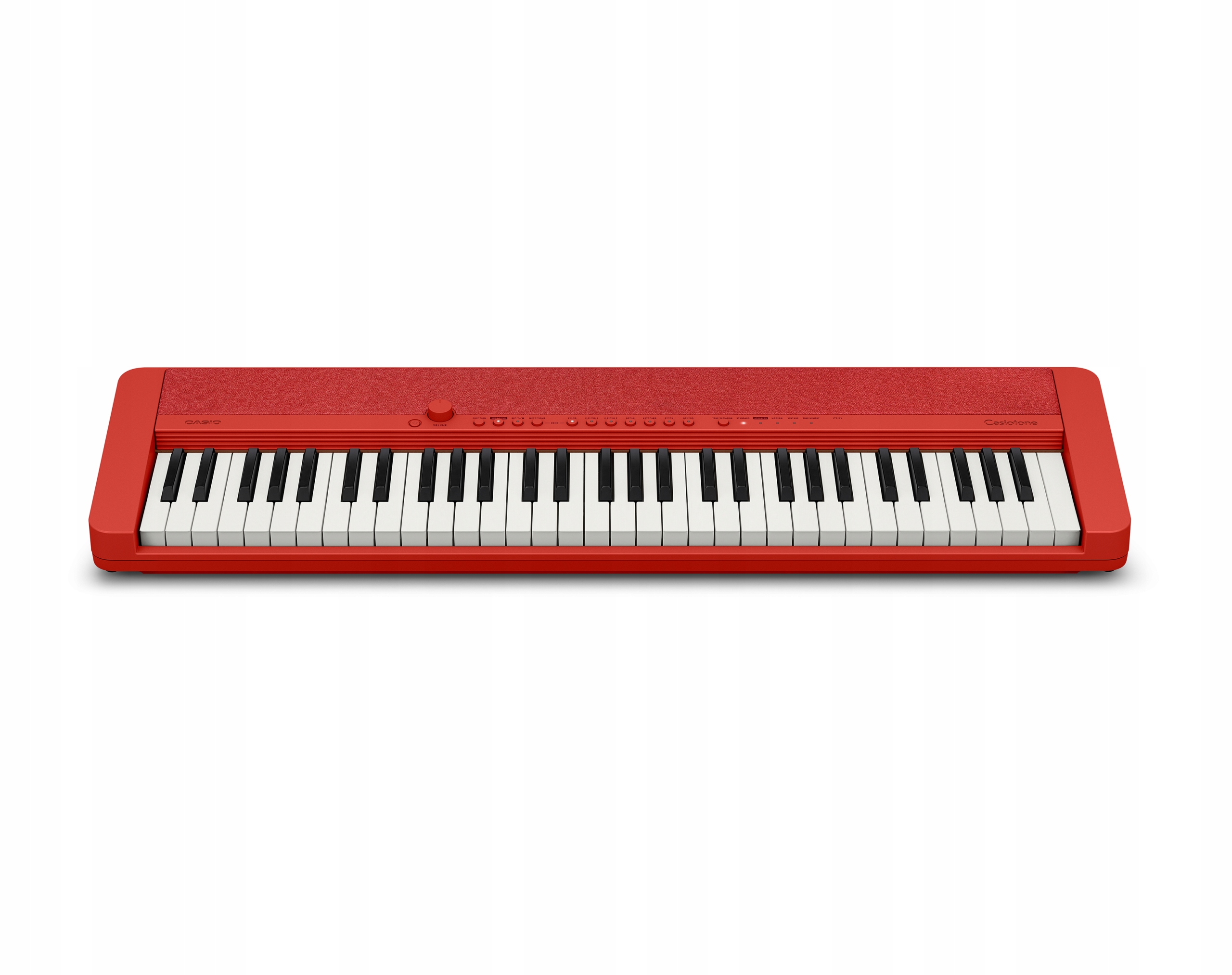 Casio CT-S1 keyboard cyfrowy 61 Czerwony + statyw Marka Casio