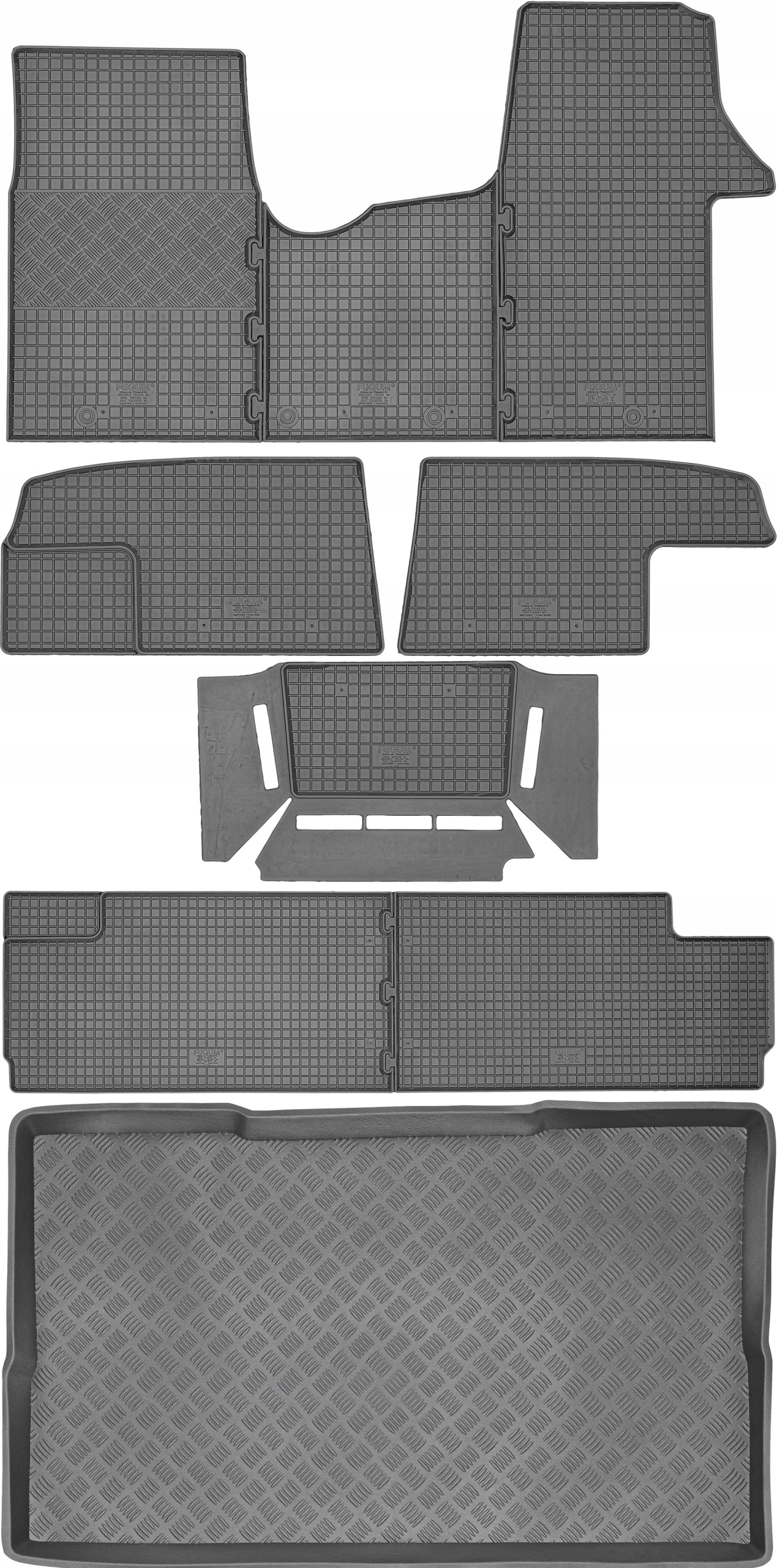 Renault Trafic III Van od roku 2014 Sada Koberce batožinový priestor