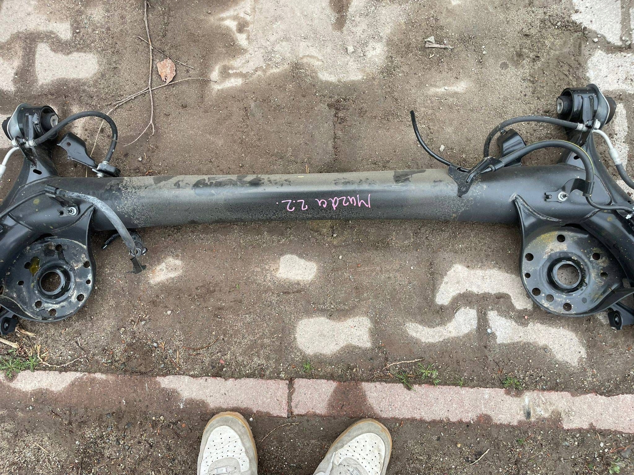 sider rear axis sususpension rear part Mazda 2 2024r as new!