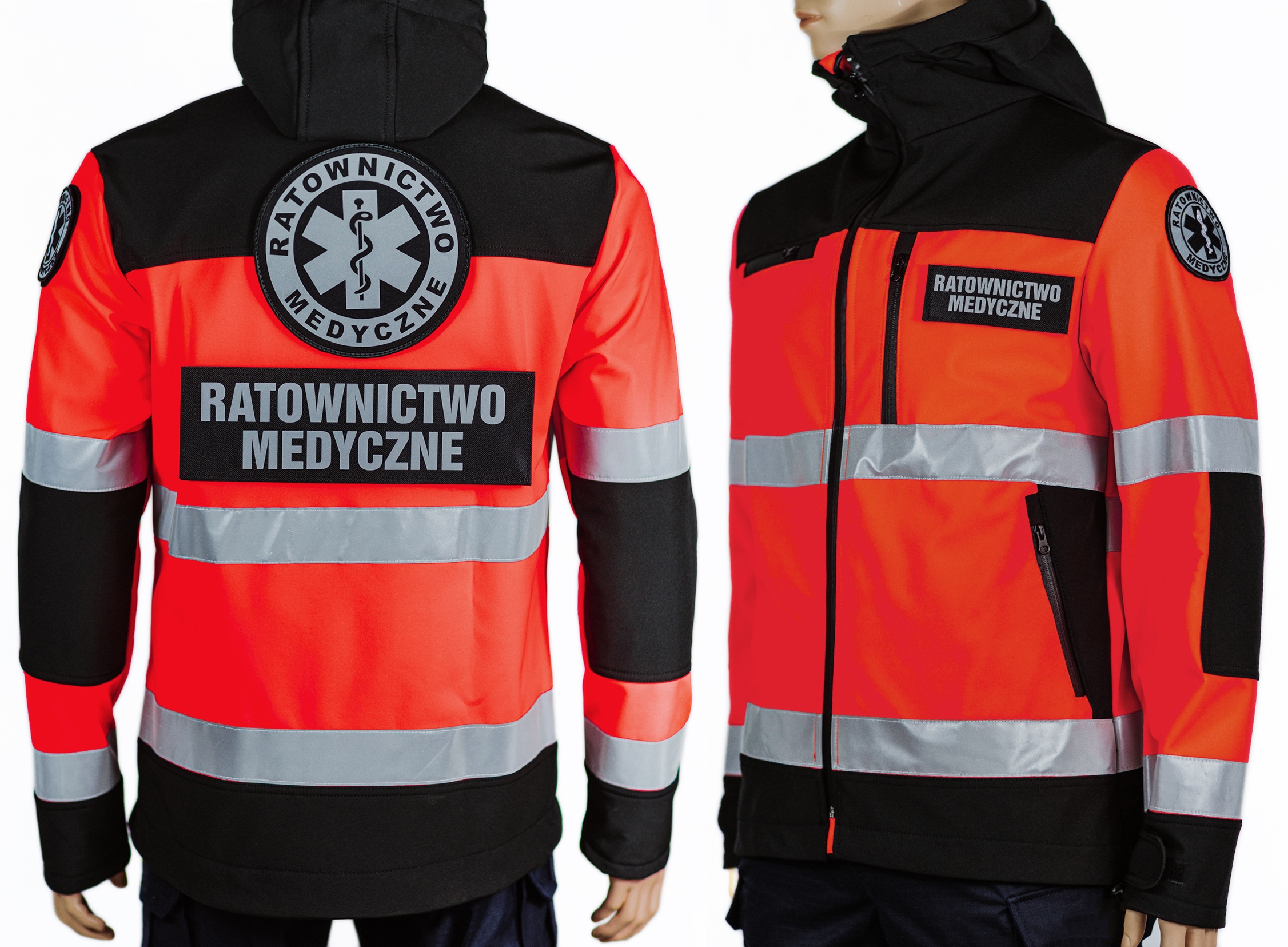 Softshellová bunda zdravotnická záchranná služba fluo Rm Prm Kpp XL