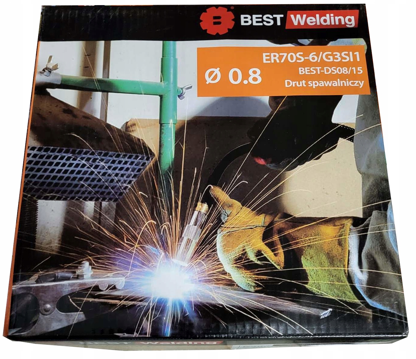 

Drut spawalniczy SG3 0.8mm 15kg Best Welding G3SI1