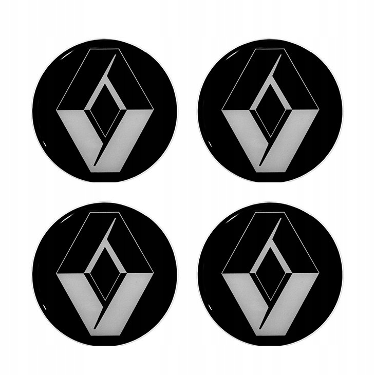 EMBLEMAT LOGO ZNACZEK 3D do Renault 50 mm 4szt.