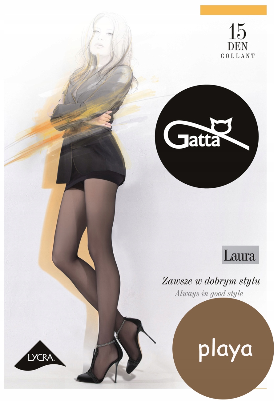 

Gatta rajstopy Laura 15 den Lycra playa 3 M
