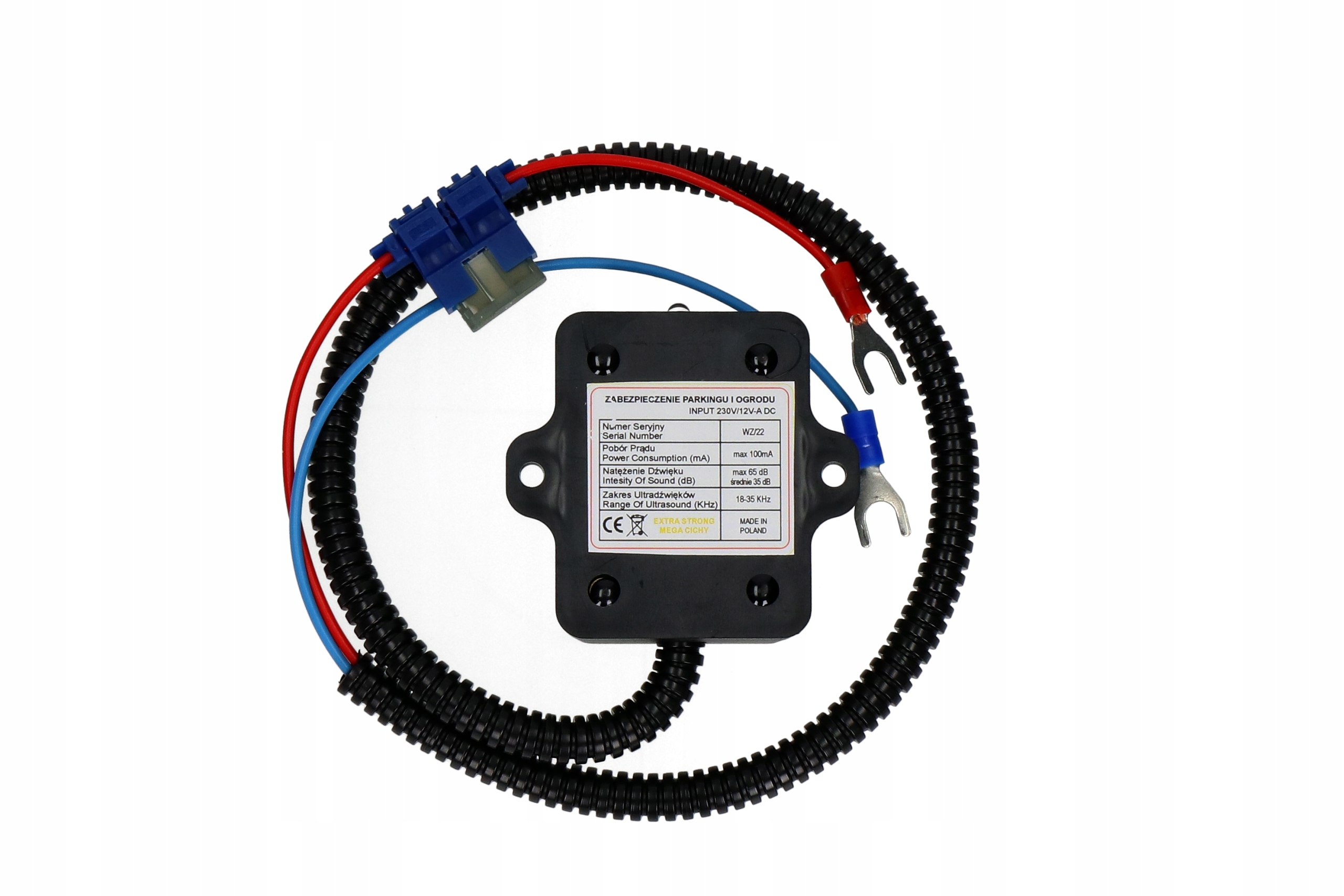 ULTRADŹWIĘKOWY CICHY ODSTRASZACZ KOTÓW I KUN DO SAMOCHODÓW AUT ANTYKUNA Producent inny