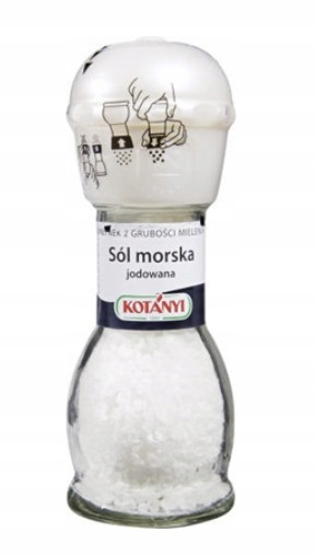 Levně Kotanyi Mlýnek Mořská sůl jodovaná 4x92g