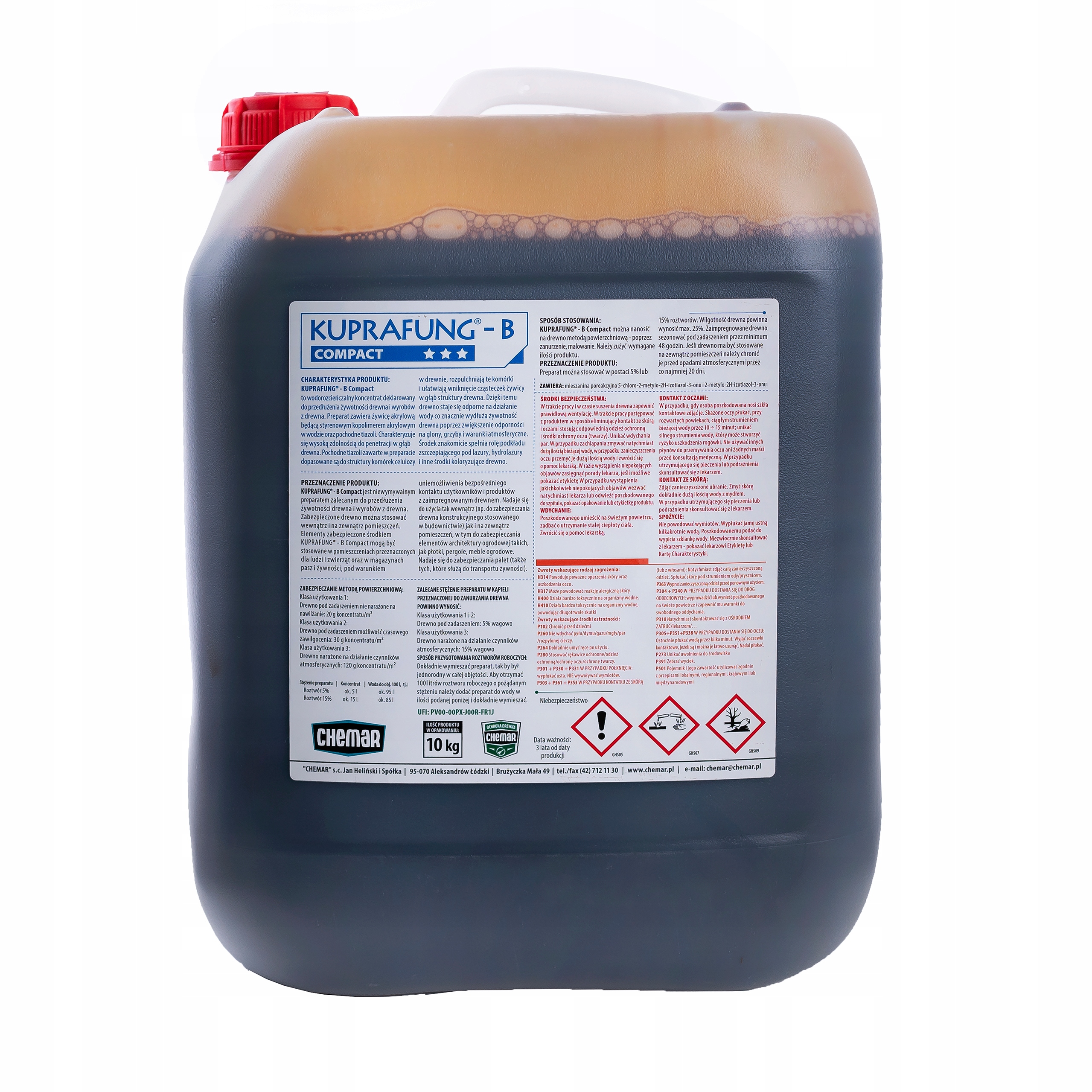 Kuprafung do drewna konstrukcyjnego 10kg Brązowy