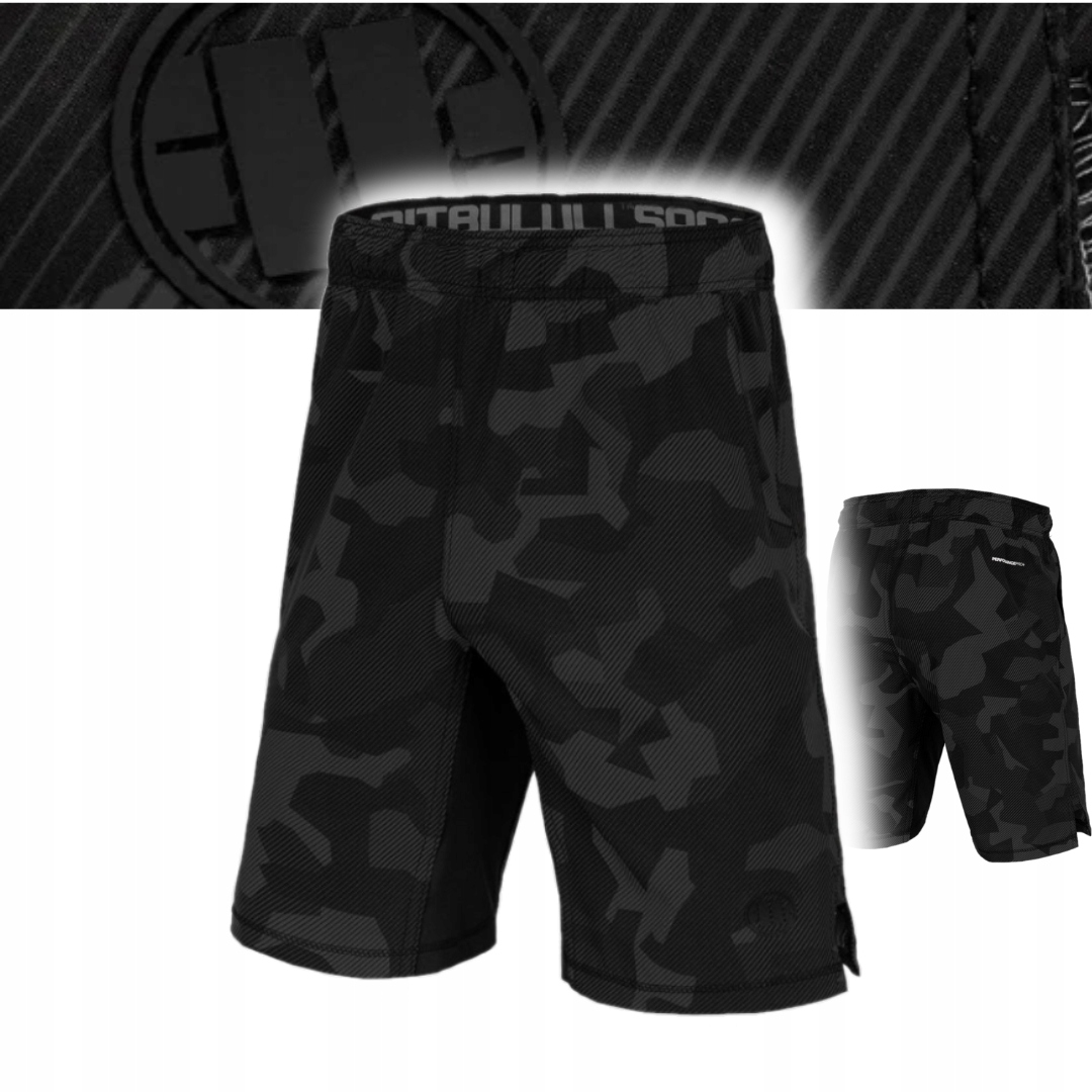 Pitbull West Coast Kraťasy Mens Performance Dillard Černé 3XL