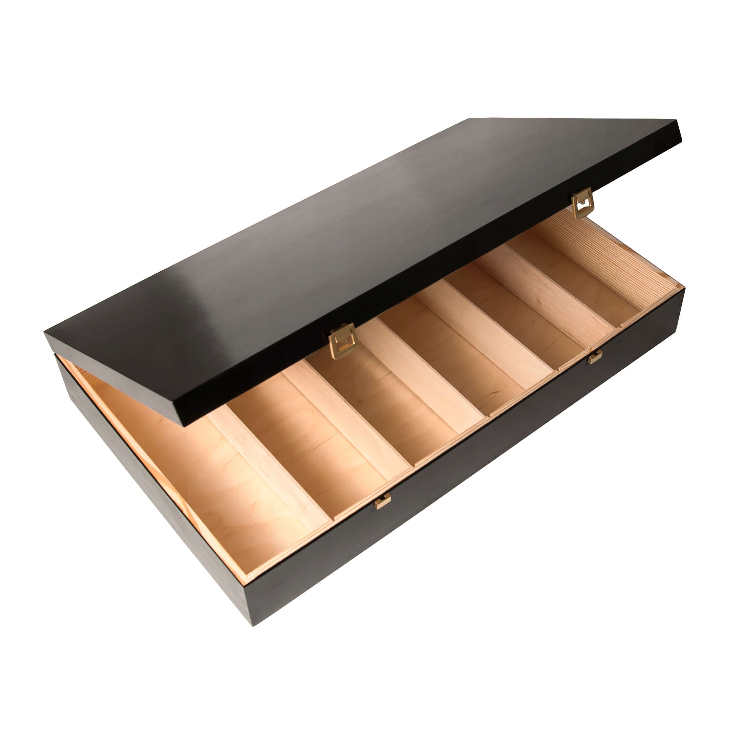 Skrzynka na 6 butelek czarna