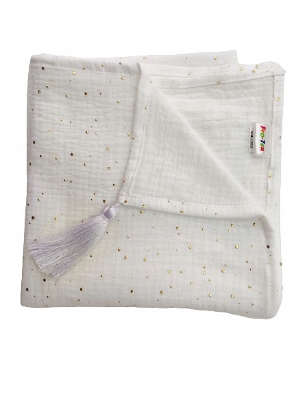 

Otulacz muślinowy z chwostem 80x80