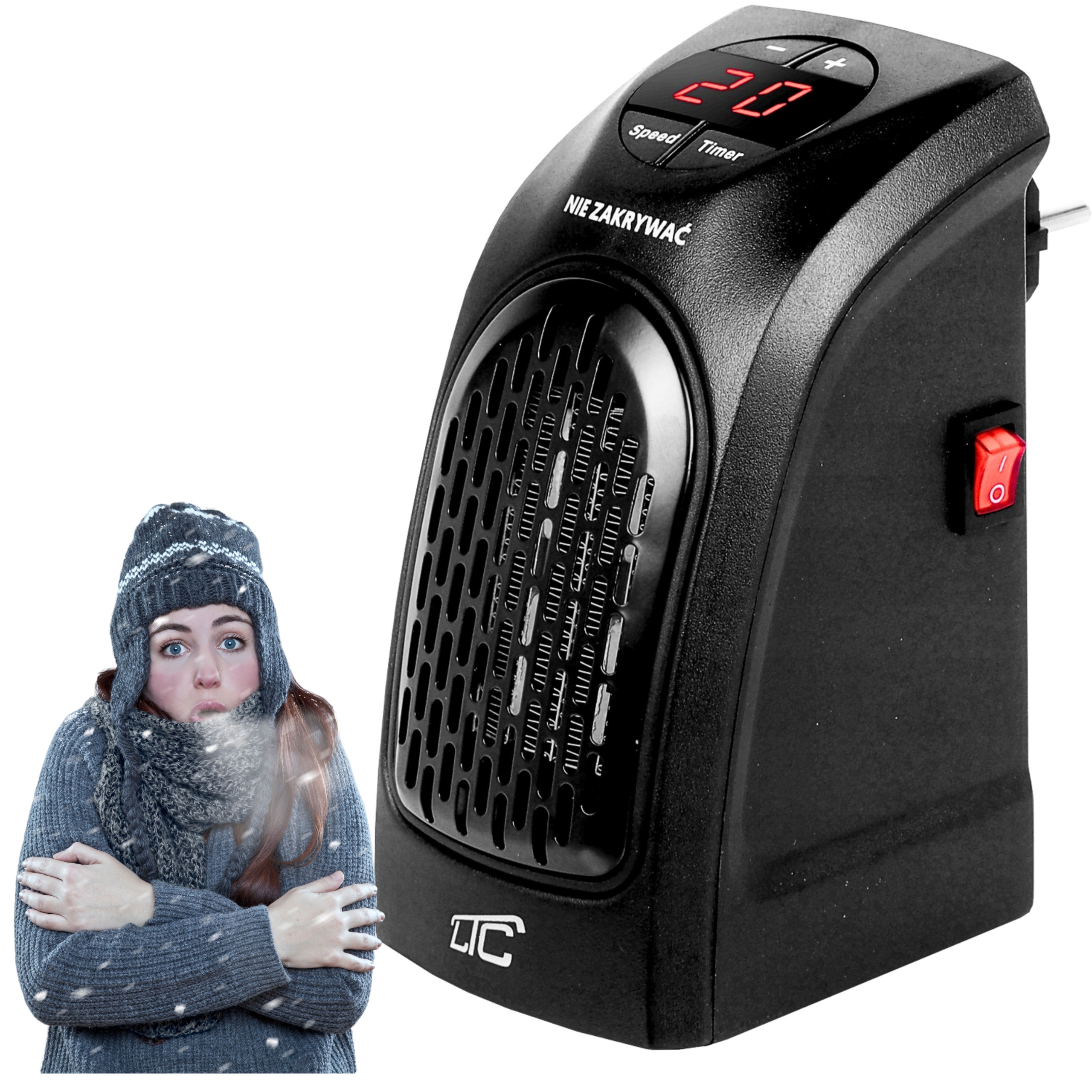 

Termowentylator Grzejnik Farelka Ceramiczny Kamper