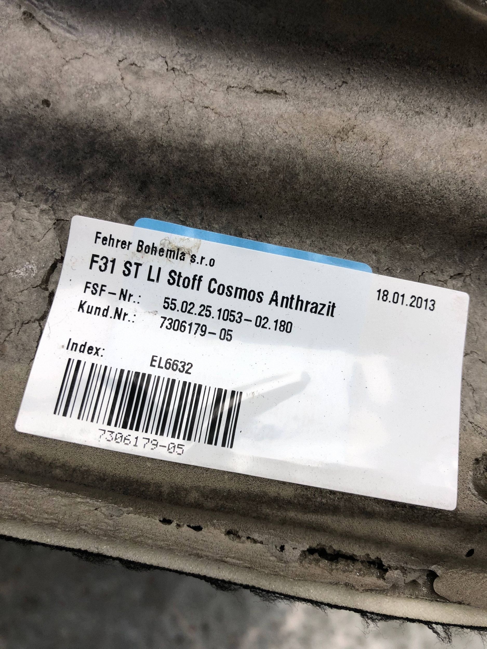 side upholstery KANAPY left BMW F31 7306179