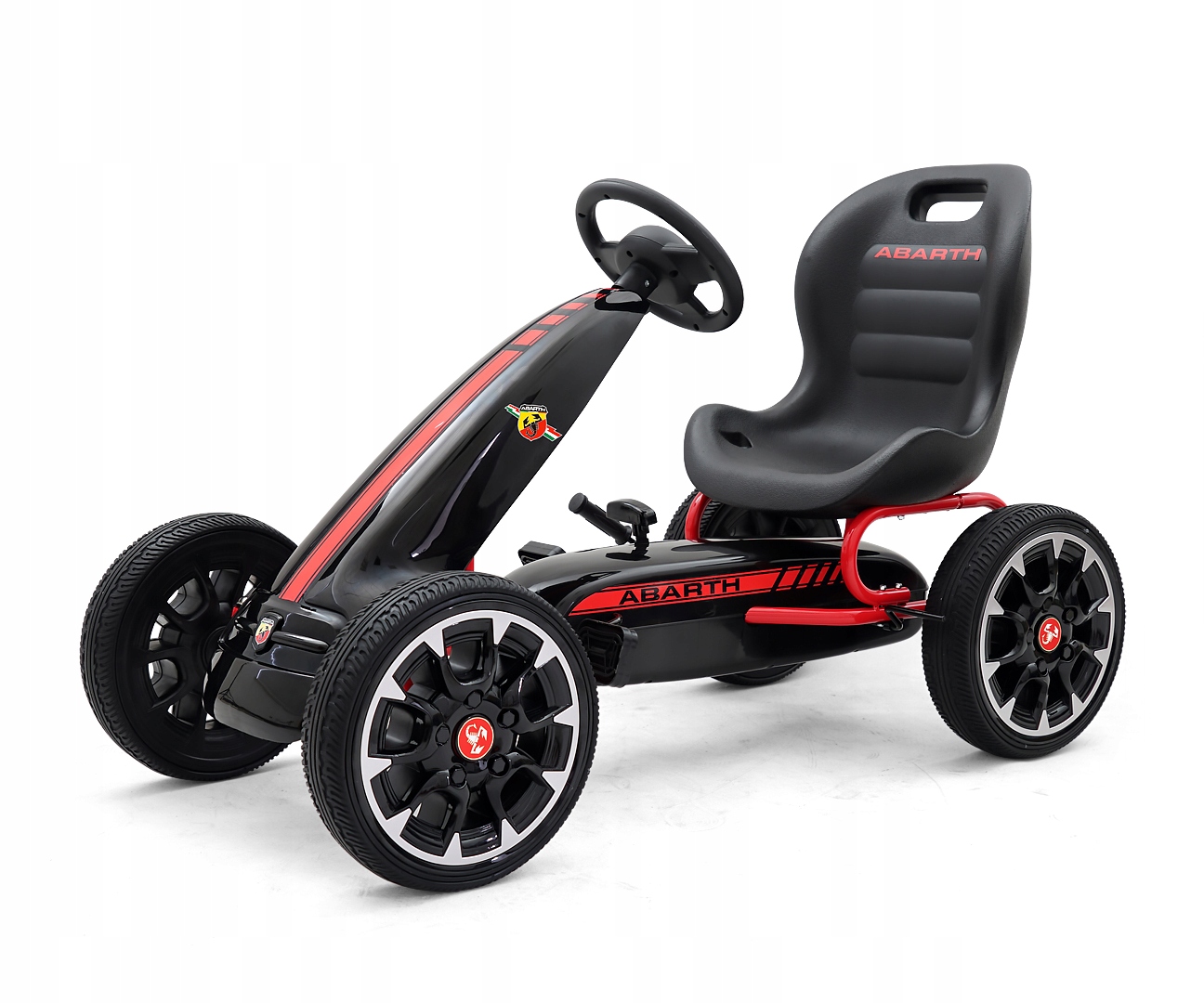 

Gokart Na Pedały Milly Mally Abarth Hamulec 3-9LAT