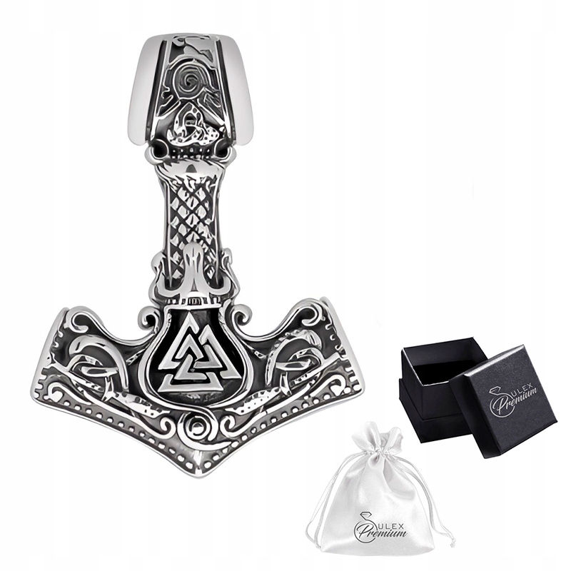 Přívěsek Přívěsek stříbro 925 Pánský Stříbrný Kladivo Thora Mjolnir