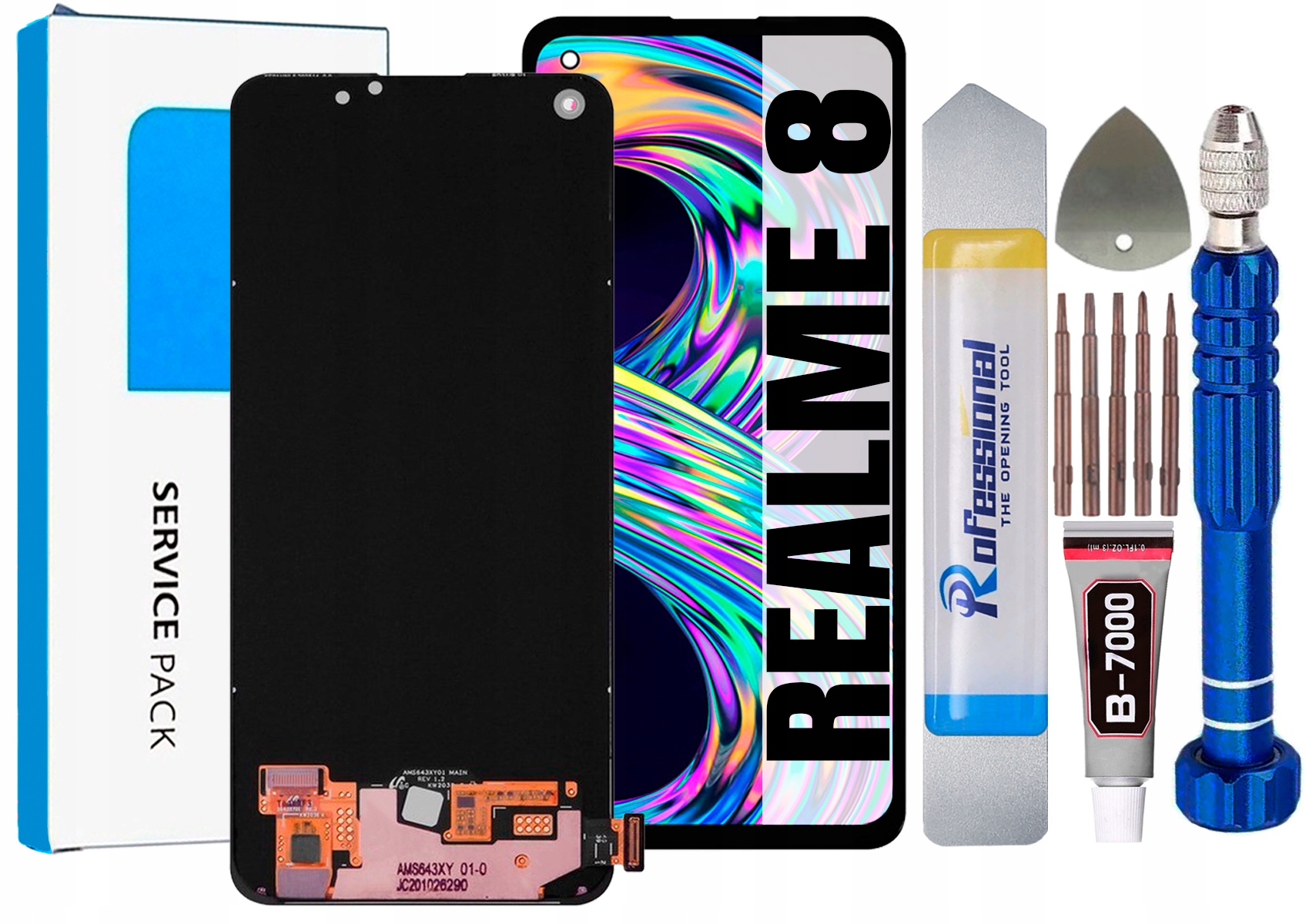 Displej Pro Realme 8 RMX3085 Originální Obrazovka