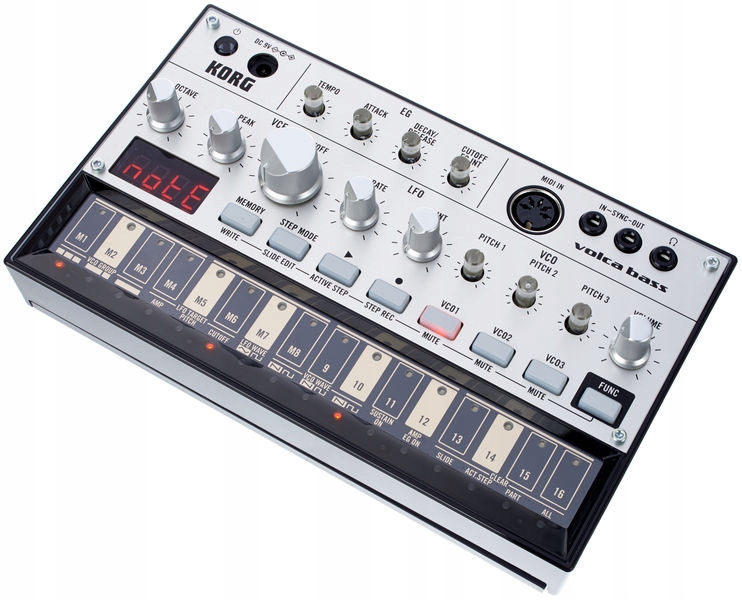 Analogowy syntezator polifoniczny Korg Volca Bass Marka Korg
