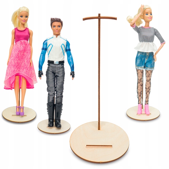 

Deku Stojak na lalkę Barbie 20 cm okrągła podstawa