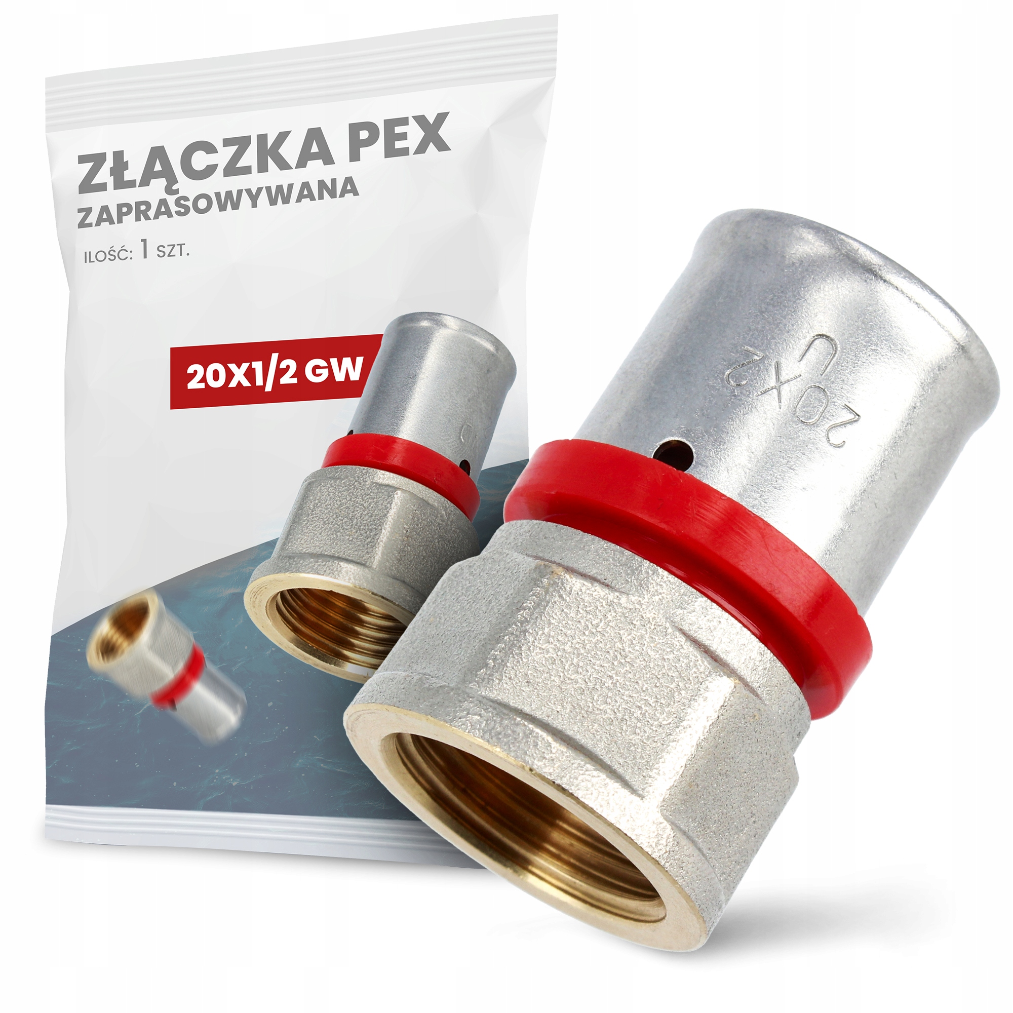 

Złączka Pex Zaprasowywana 20x1/2'' Gw Zapras Press