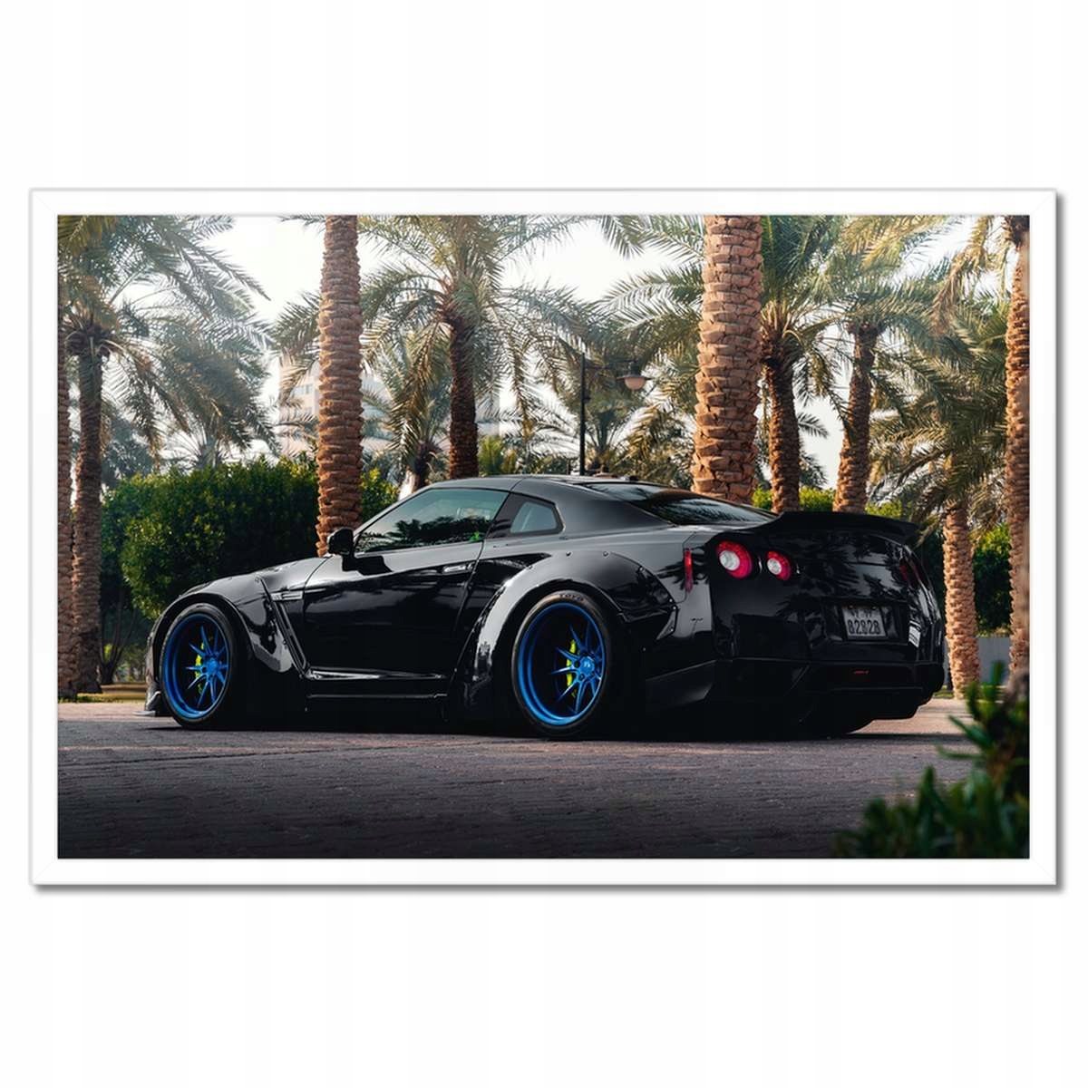 Plakáty v rámu 60x40 Sportovní auto Black Gtr