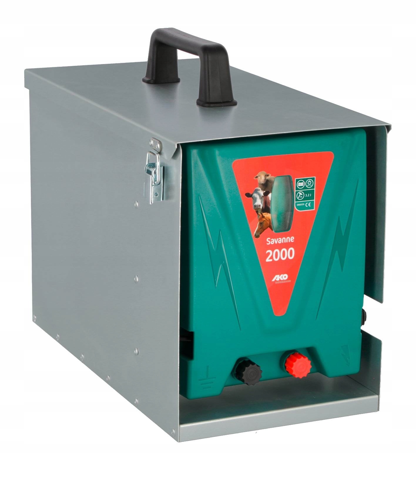 Akumulátorový Elektrizátor Savanne 2000 Pro Koně, Skot, Ovce A Kozy, 3,2J Ako