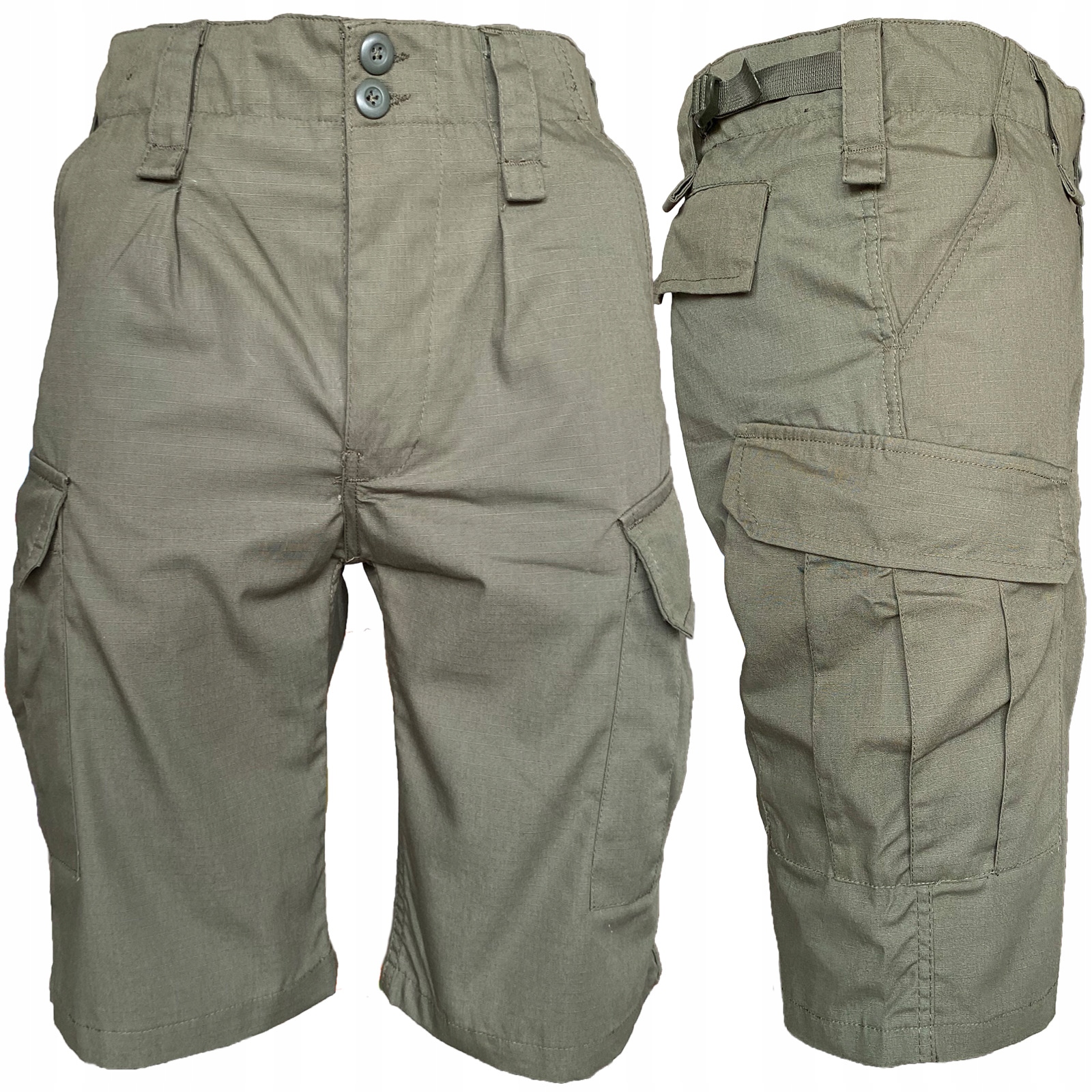 

Spodenki wojskowe krótkie Khaki Olive Texar r. M