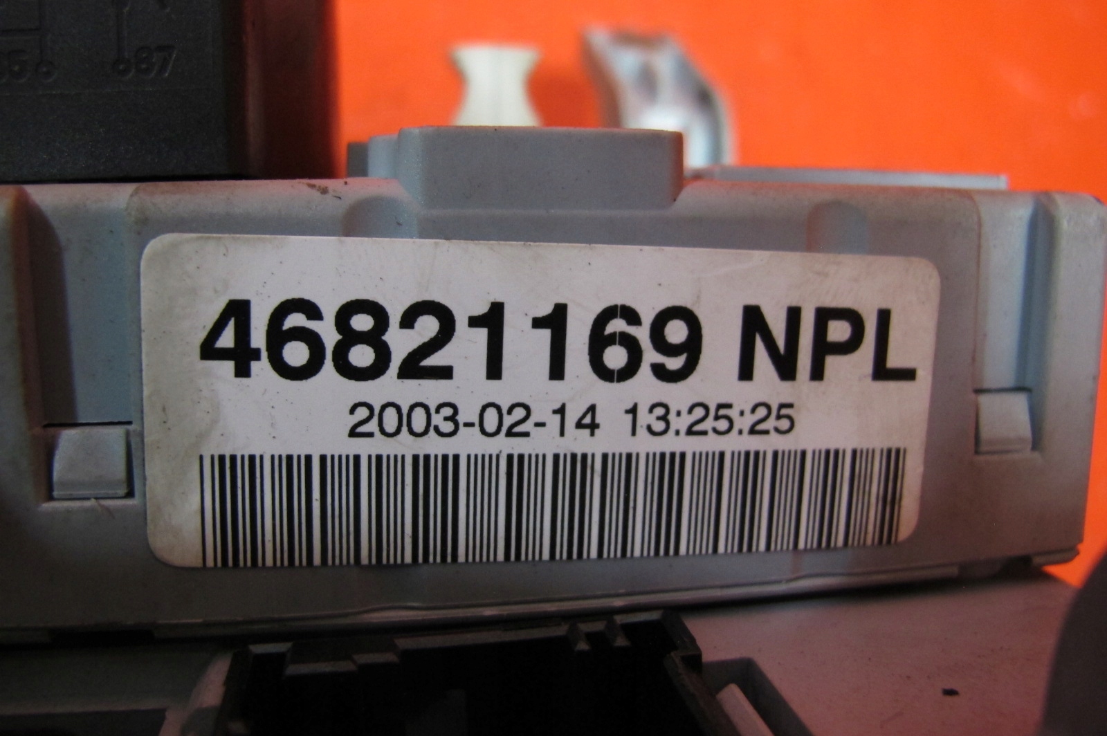 FIAT ALBEA 1.2 16V 188A5000 computer compartment BSI ignition key running board