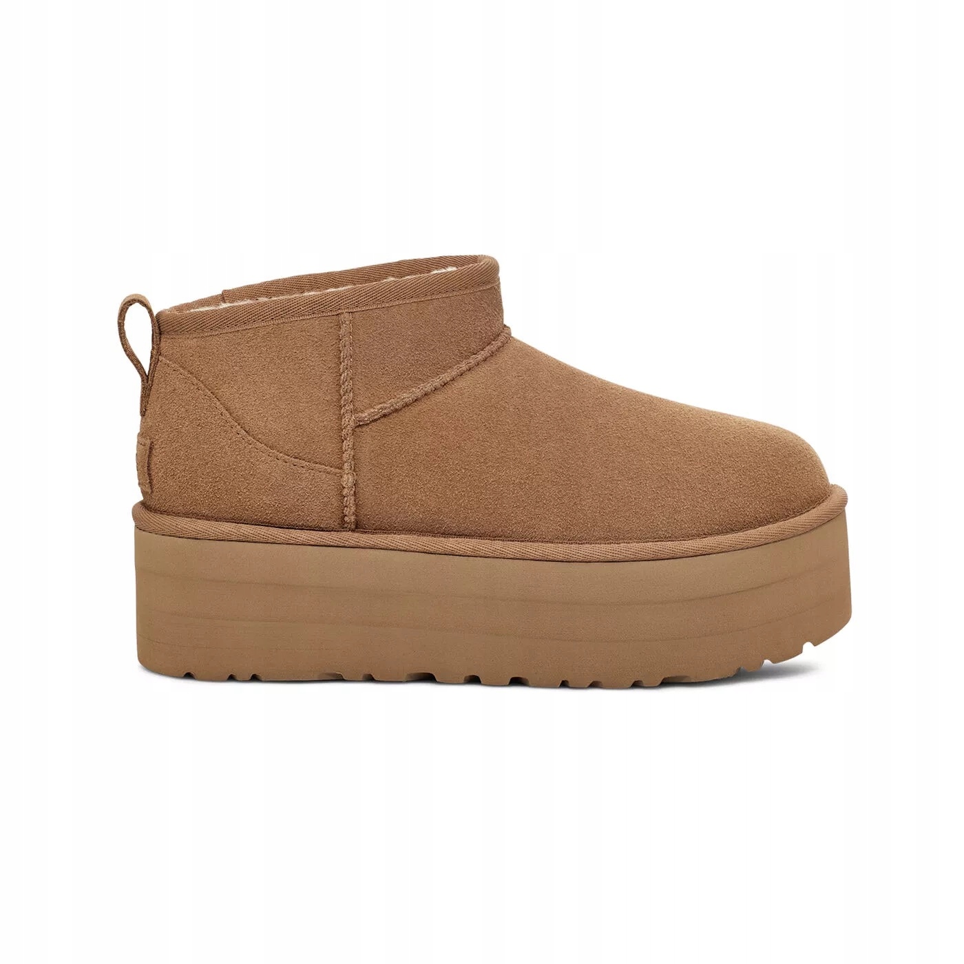 Dámské boty Ugg Classic Ultra Mini Platform 1135092-CHE hnědé semišové 38