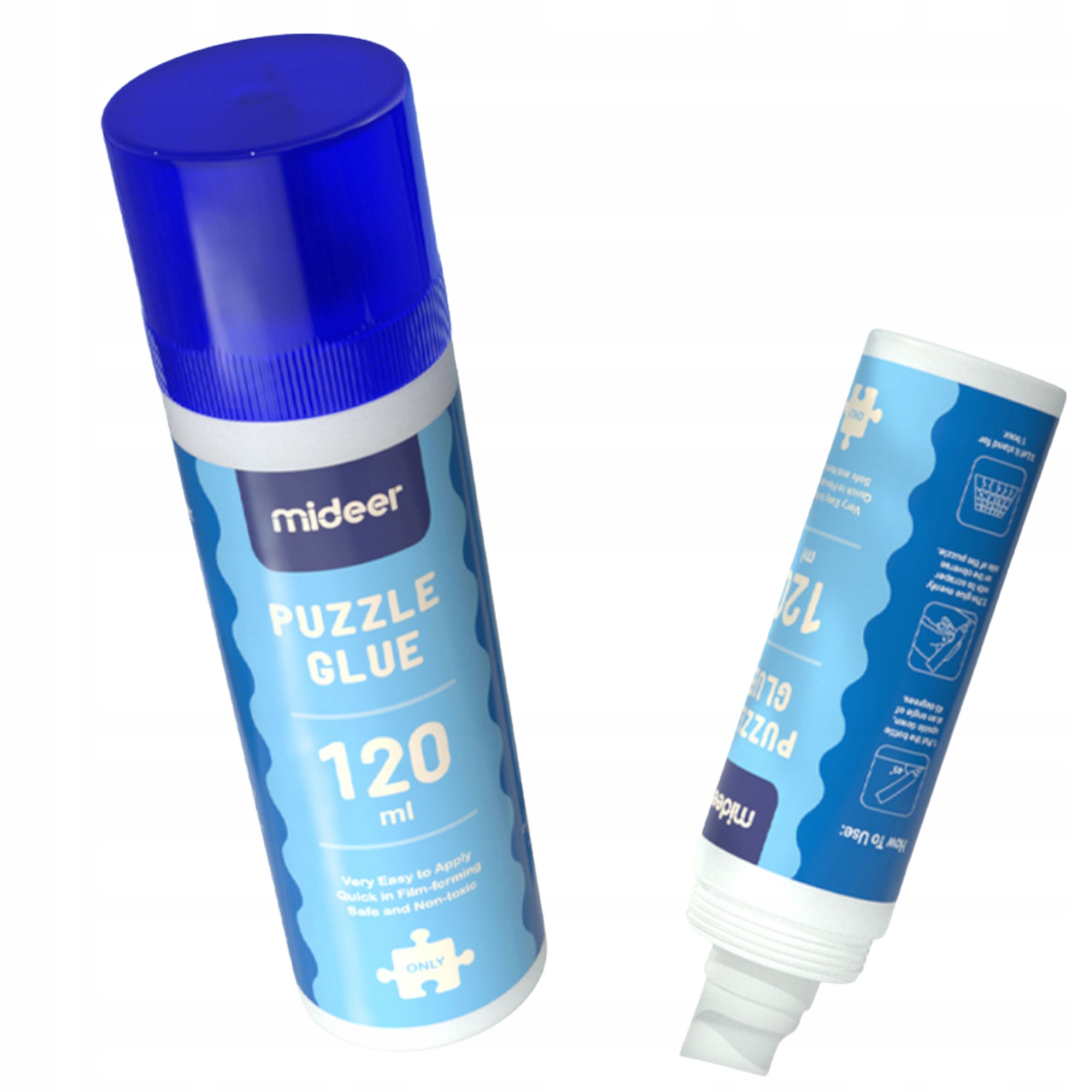 Klej do Puzzli Mideer 120 ml – Szybkoschnący, Bezbarwny, Trwały