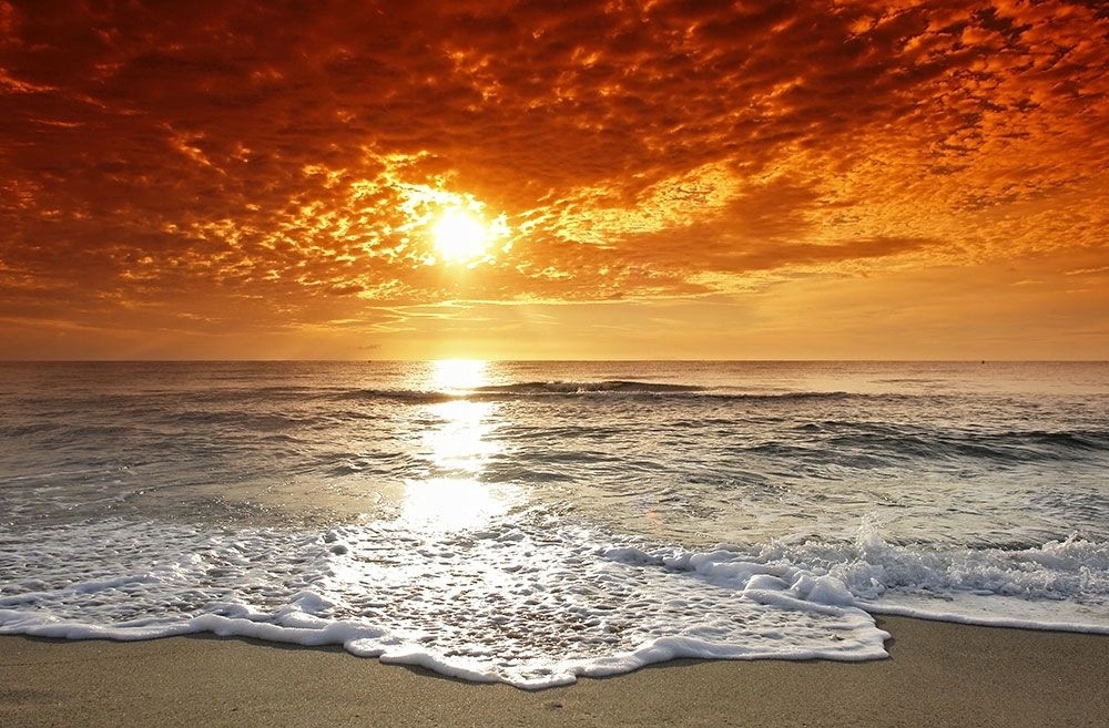 

Fototapeta Plaża Piasek Zachód Słońca 175x115 cm