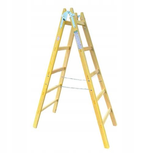 Štafle drevené Profi, 5 priečok, L 166,5 cm, Enpro