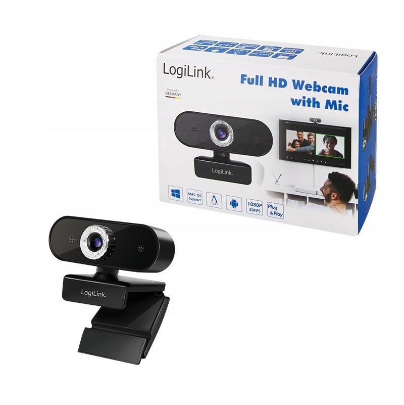 Logilink Full Hd webová kamera s mikrofonem