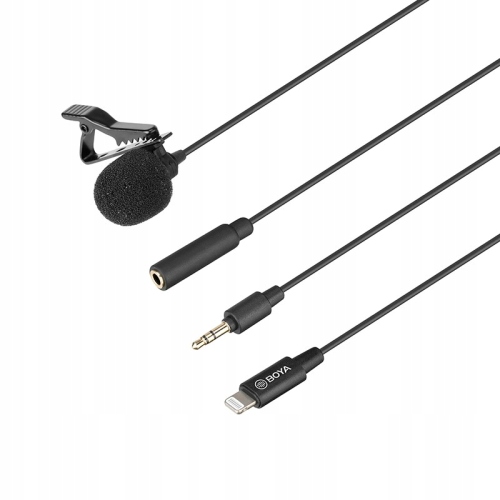 Boya BY-M2 - mikrofon krawatowy do iPhone / iPad złącze Lightning Kod producenta BY-M2