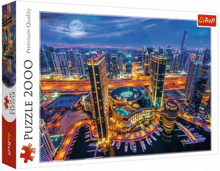 

Trefl Puzzle 2000 Elementów Światła Dubaju 27094