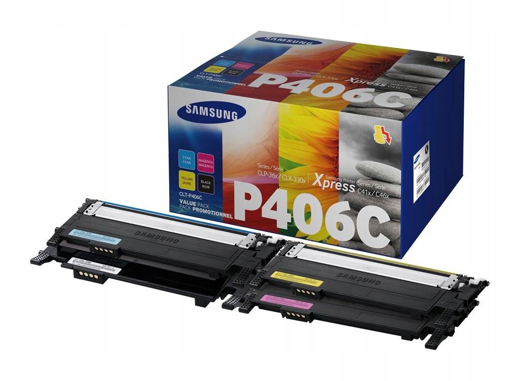 Súprava tonerov Samsung CLT-P406S [SU375A] CLP-360 CLP-365 CLX-3300 3305