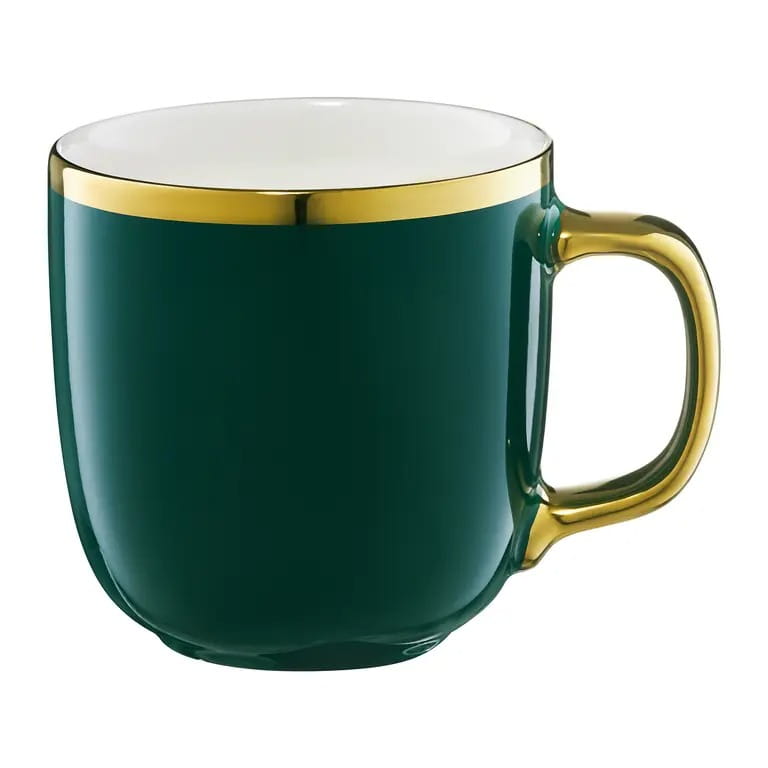 

Kubek Royal 330 ml zielono-złoty