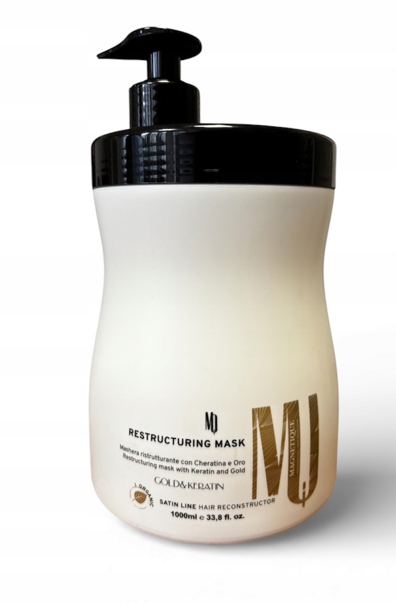 Magnetique maska do włosów suchych z keratyną Gold&Keratin regeneruje