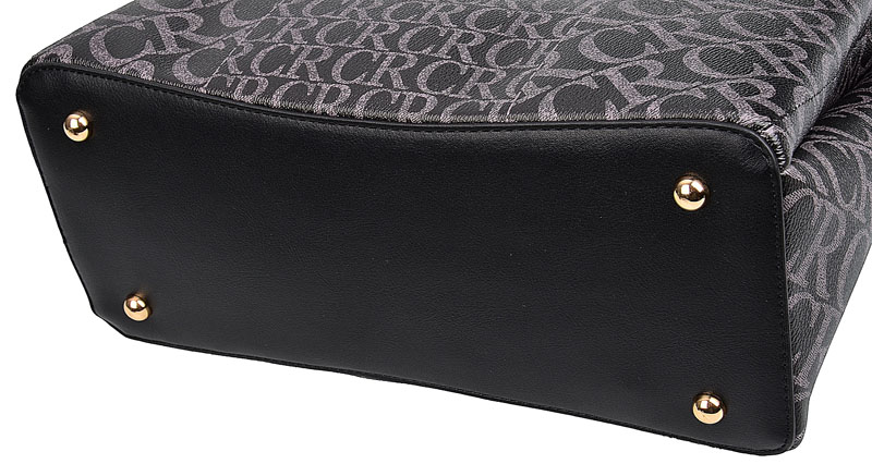 GALLANTRY elegancka TOREBKA damska KUFEREK pasek monogram Materiał dominujący skóra ekologiczna