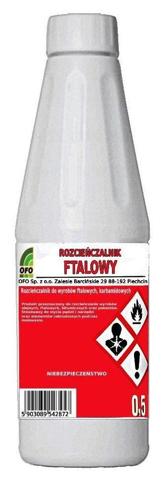 Ofo 0,5L Rozcieńczalnik Ftalowy do farb olejny ftalowy bitumicznych