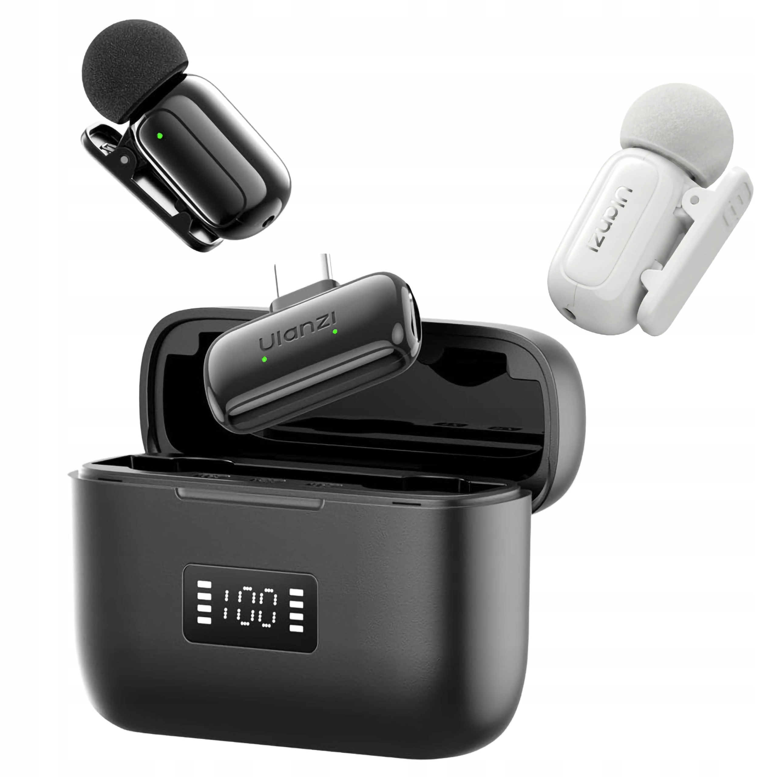 Bezdrátový mikrofon Ulanzi Usb C 2x kravatový pro iPhone 17 16