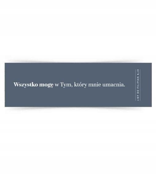 

Zakładka duża Wszystko mogę w tym