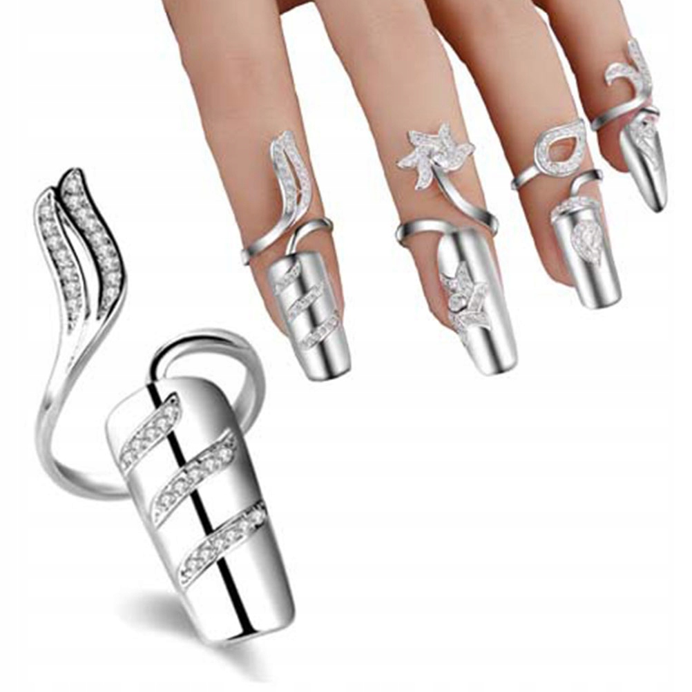 PIERŚCIONEK DO PAZNOKCI BIŻUTERIA PIERŚCIONKI Rodzaj Pozostałe