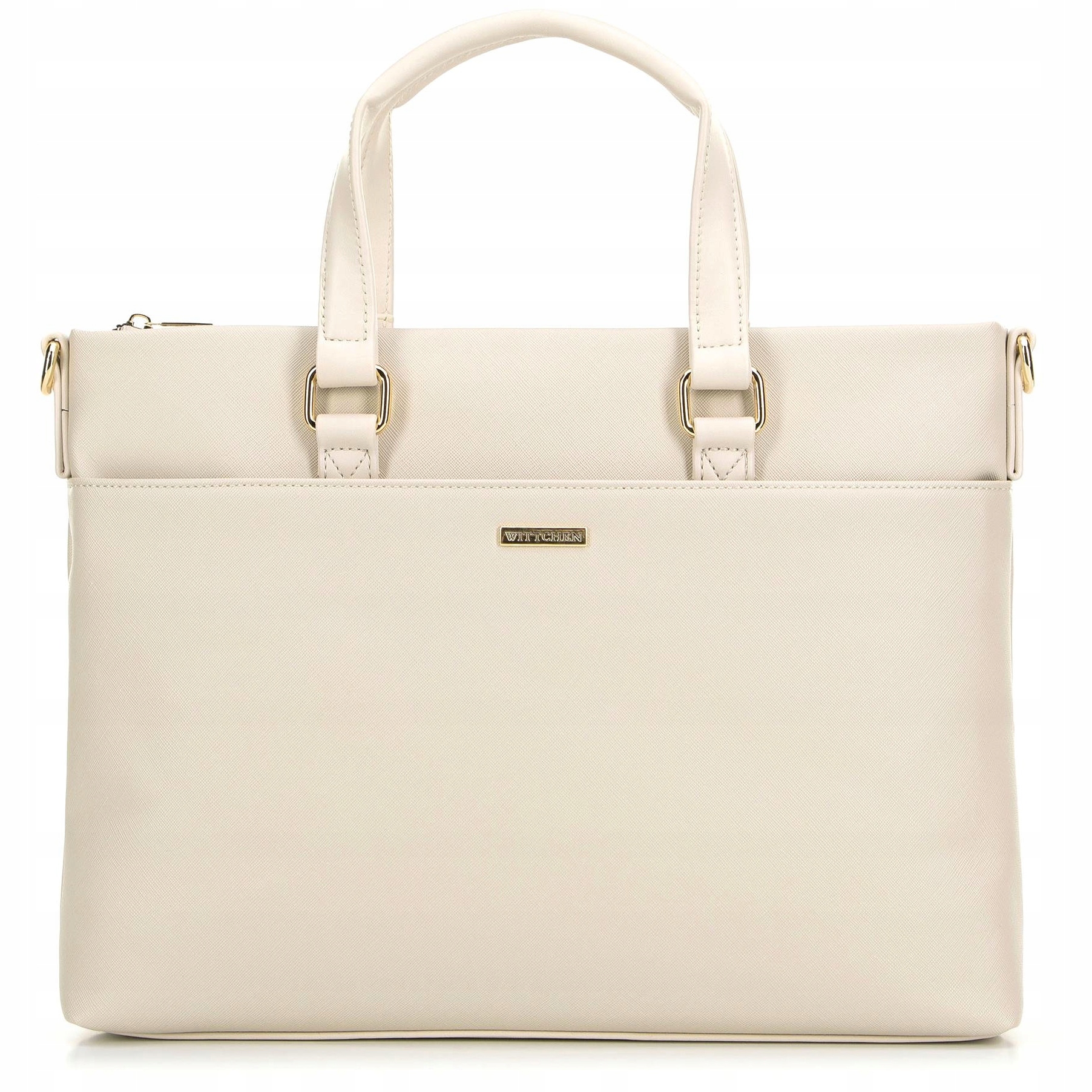Dámská taška na notebook 13'' z ekokůže béžová Wittchen 99-3P-004-9